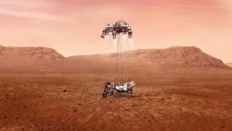 Robô “Perseverance” aterra em Marte