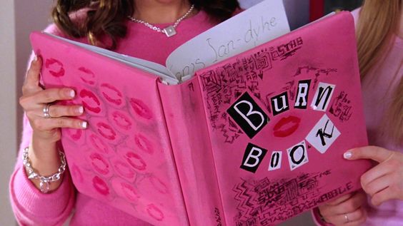 burn book do filme mean girls