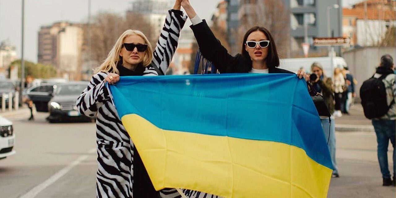 Semana da moda em silêncio pela Ucrânia